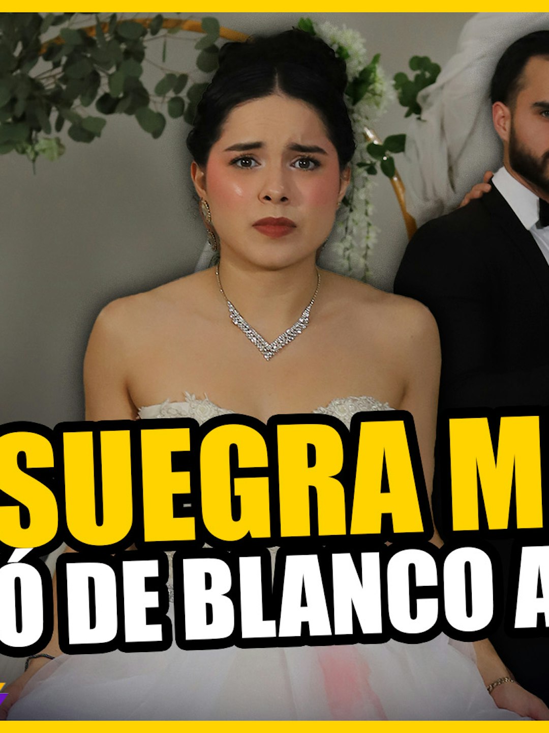Su suegra metiche llegó de blanco a la boda