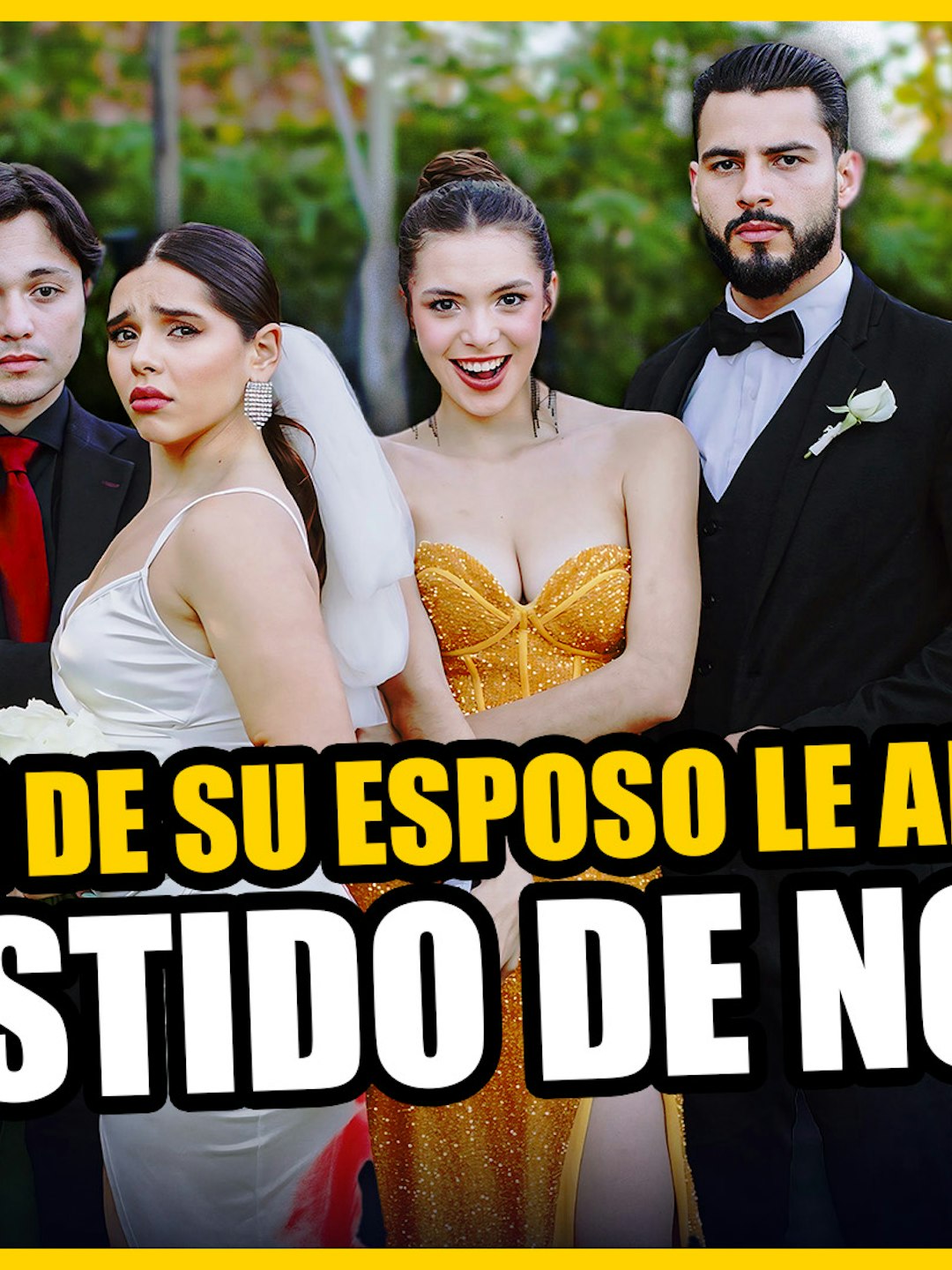 La amante de su esposo le arruinó su vestido de novia