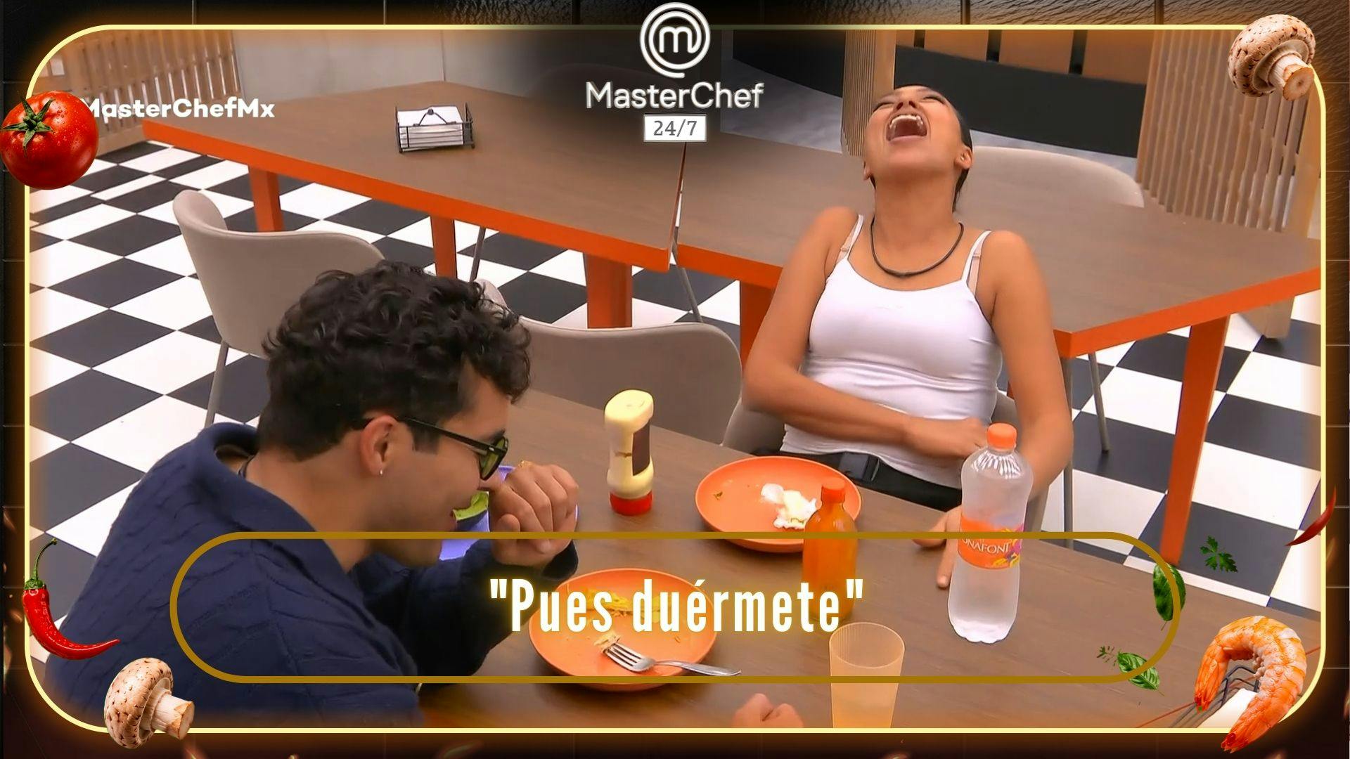 “Pues duérmete": Claudia y Lancer menosprecian la petición de Ixdit de evitar escándalos en MasterChef 24/7 (VIDEO)