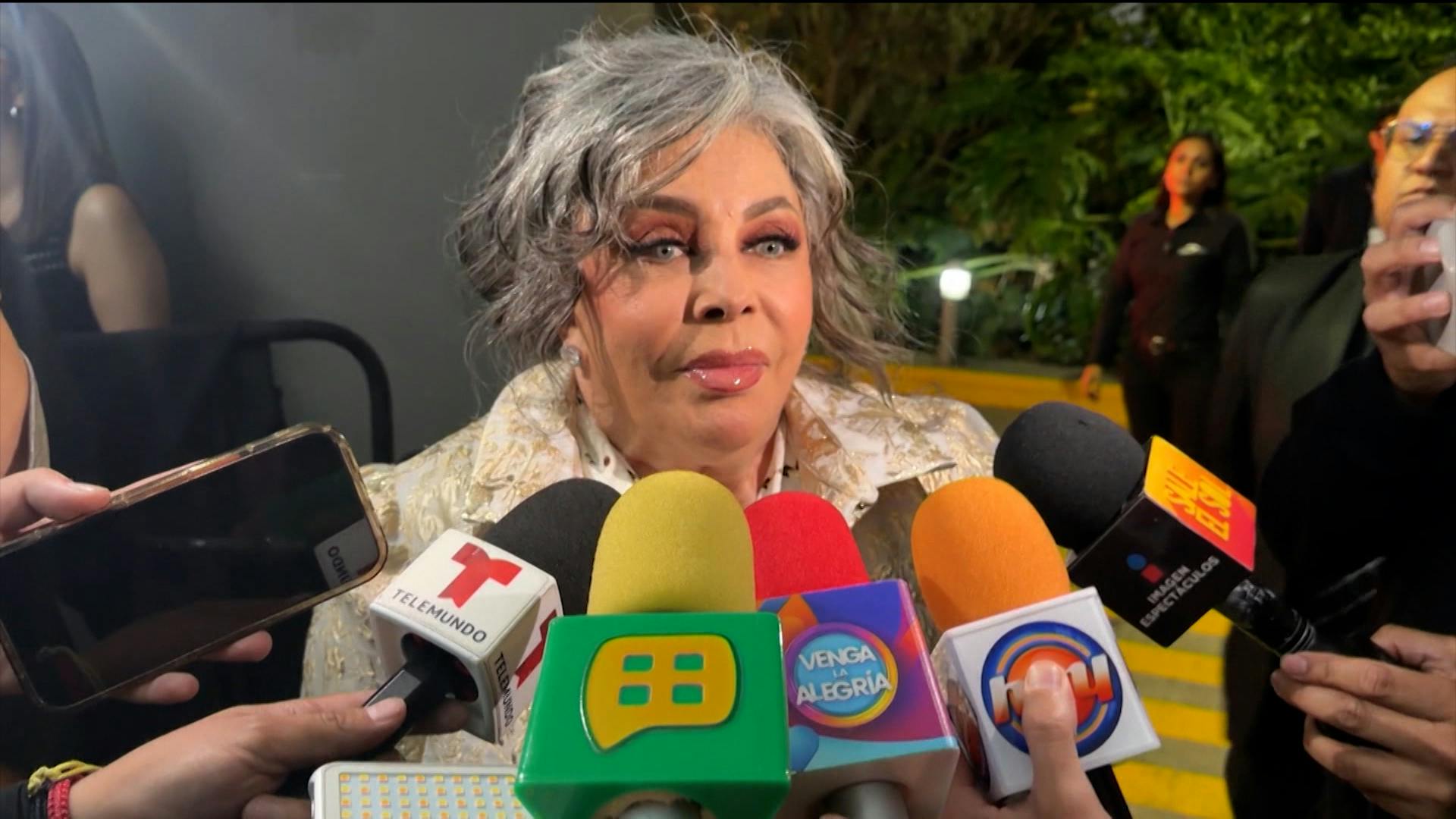 Michel y Cristian Castro aplauden reconocimiento que recibió su mamá Verónica Castro por 60 años de trayectoria