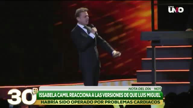 Issabela Camil y Diego Boneta reaccionan a los rumores de hospitalización de Luis Miguel