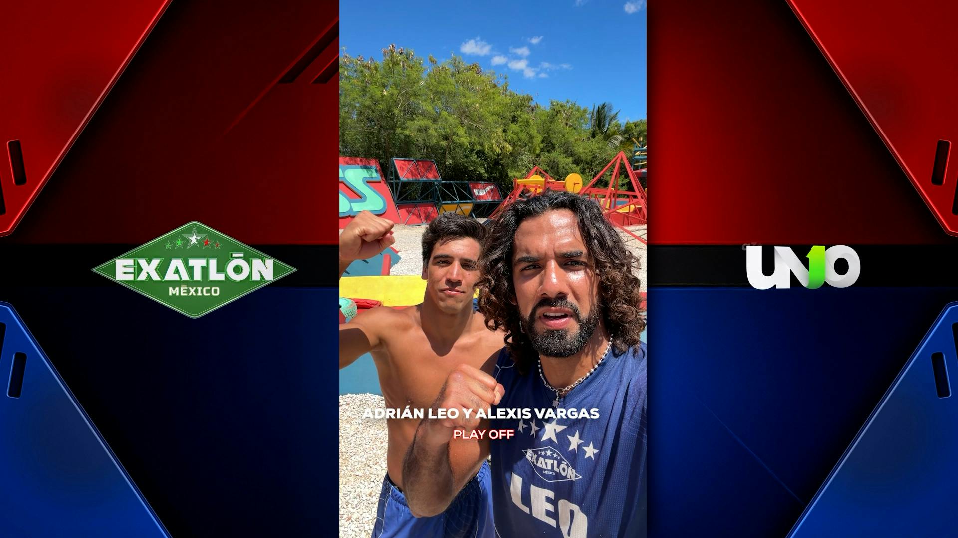 Adrián Leo y Alexis Vargas ganan el blindaje varonil y se acercan a la semifinal de Exatlón México