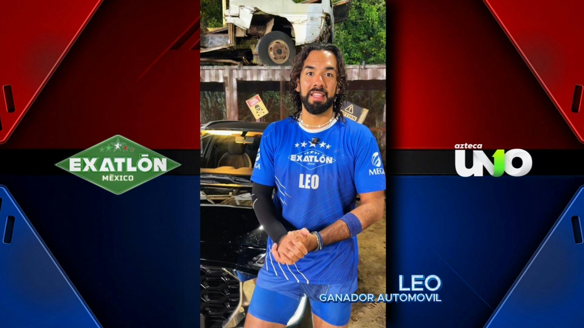 ¡Victoria brutal! Leo se lleva el carro de la novena temporada de Exatlón México y lo celebra en grande