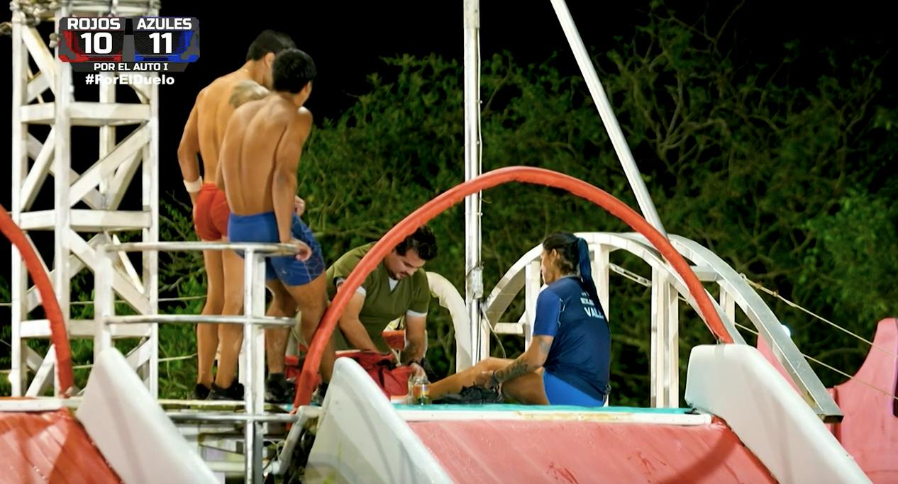 Valery sufre accidente en pleno duelo y enciende las alarmas en Exatlón México