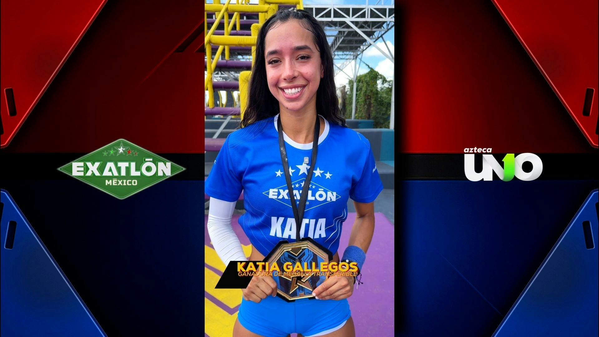 Exatlón México: Katia conquista la medalla femenil y advierte que el Azul va con todo contra las Rojas