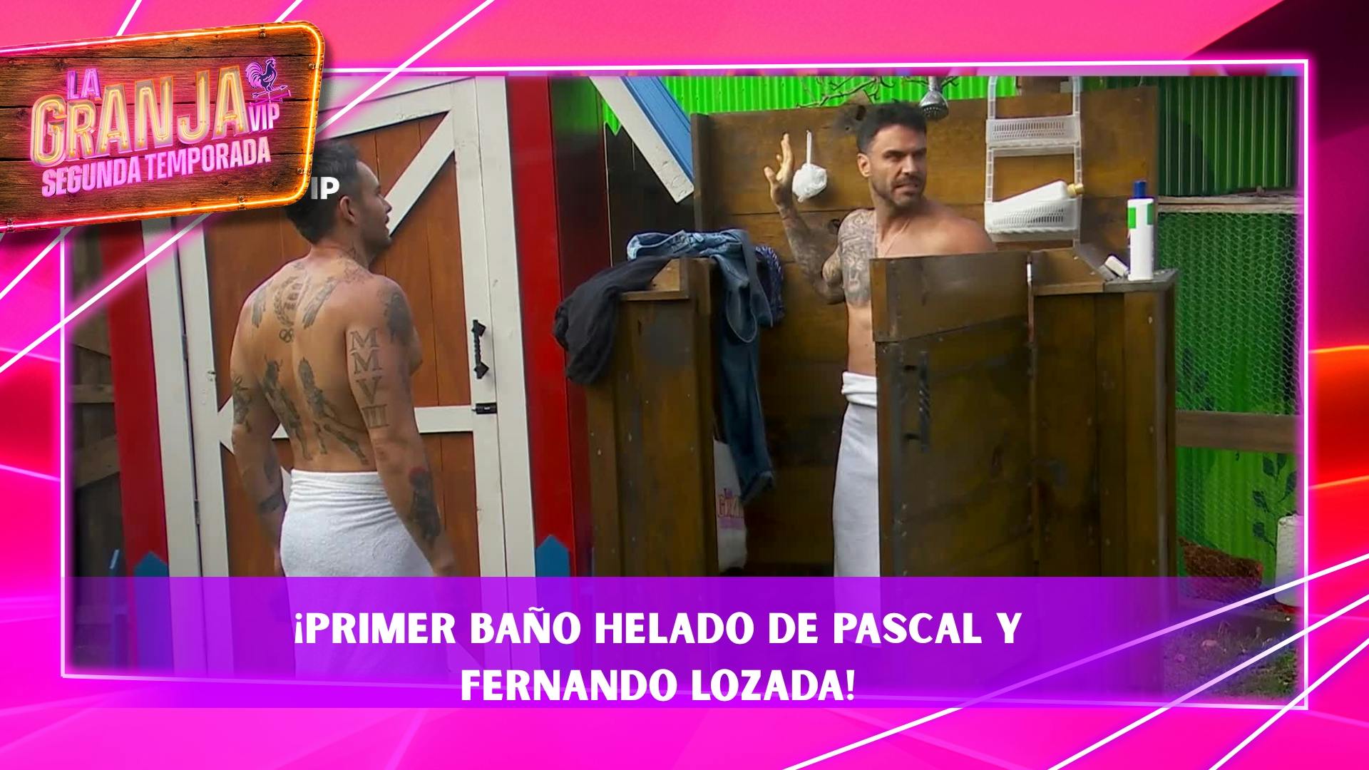 Primer baño al aire libre de Pascal y Fer Lozada ¡Kunno y “La Bebeshita” no se perdieron de nada!