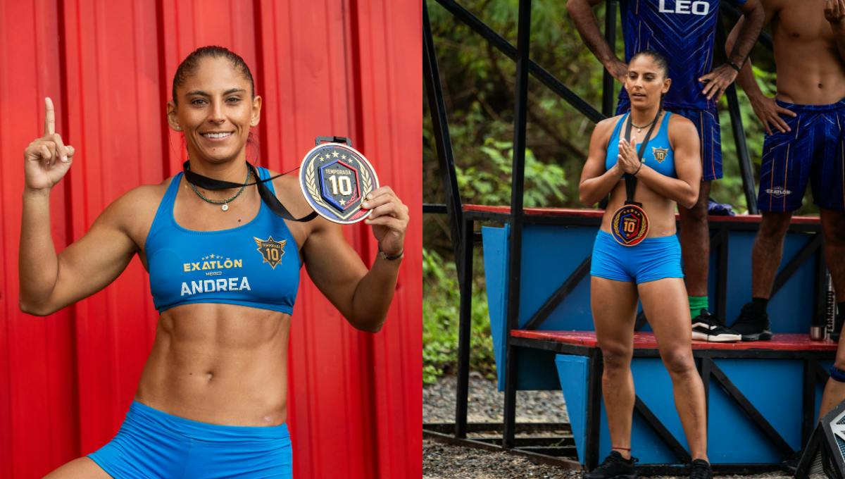 “Esta temporada ha sido complicada": Andrea Medina del Equipo Azul obtiene la medalla individual femenil en Exatlón México Décima Temporada