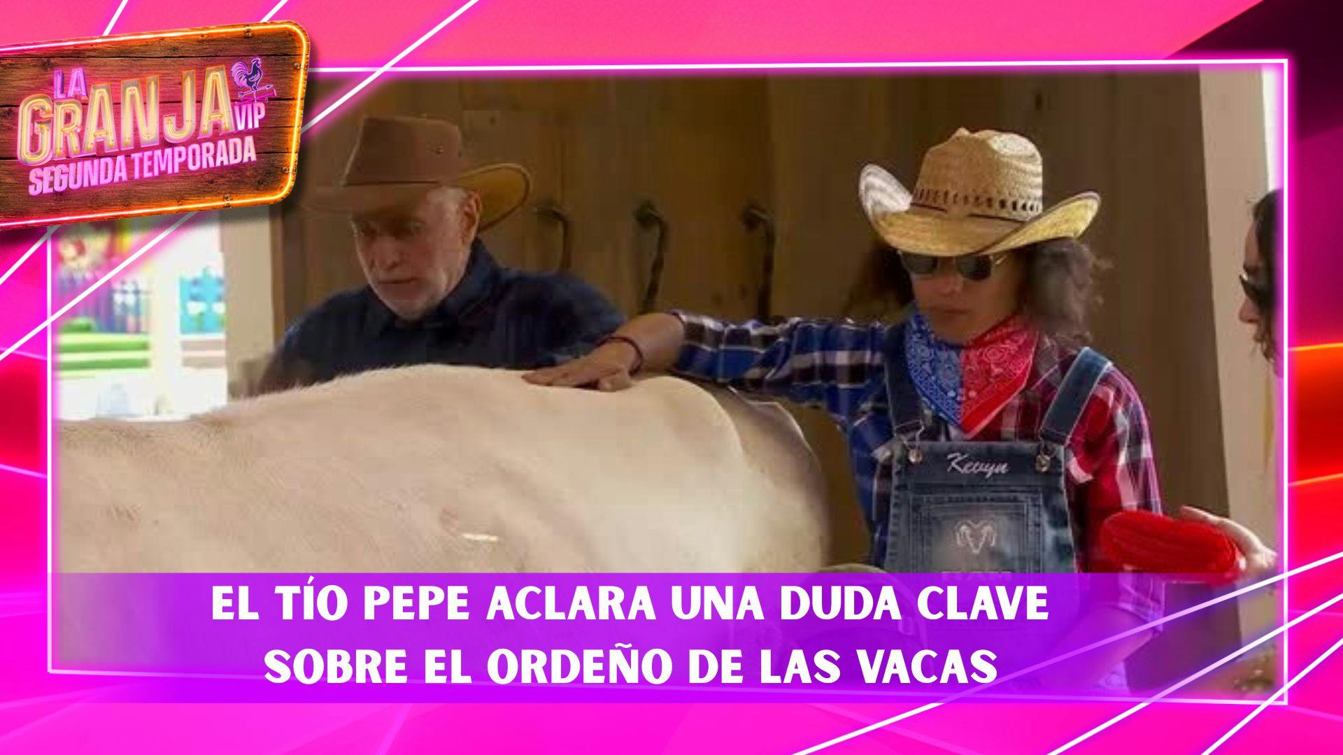 El Tío Pepe aclara una duda clave sobre el ordeño de las vacas en La Granja VIP Segunda Temporada
