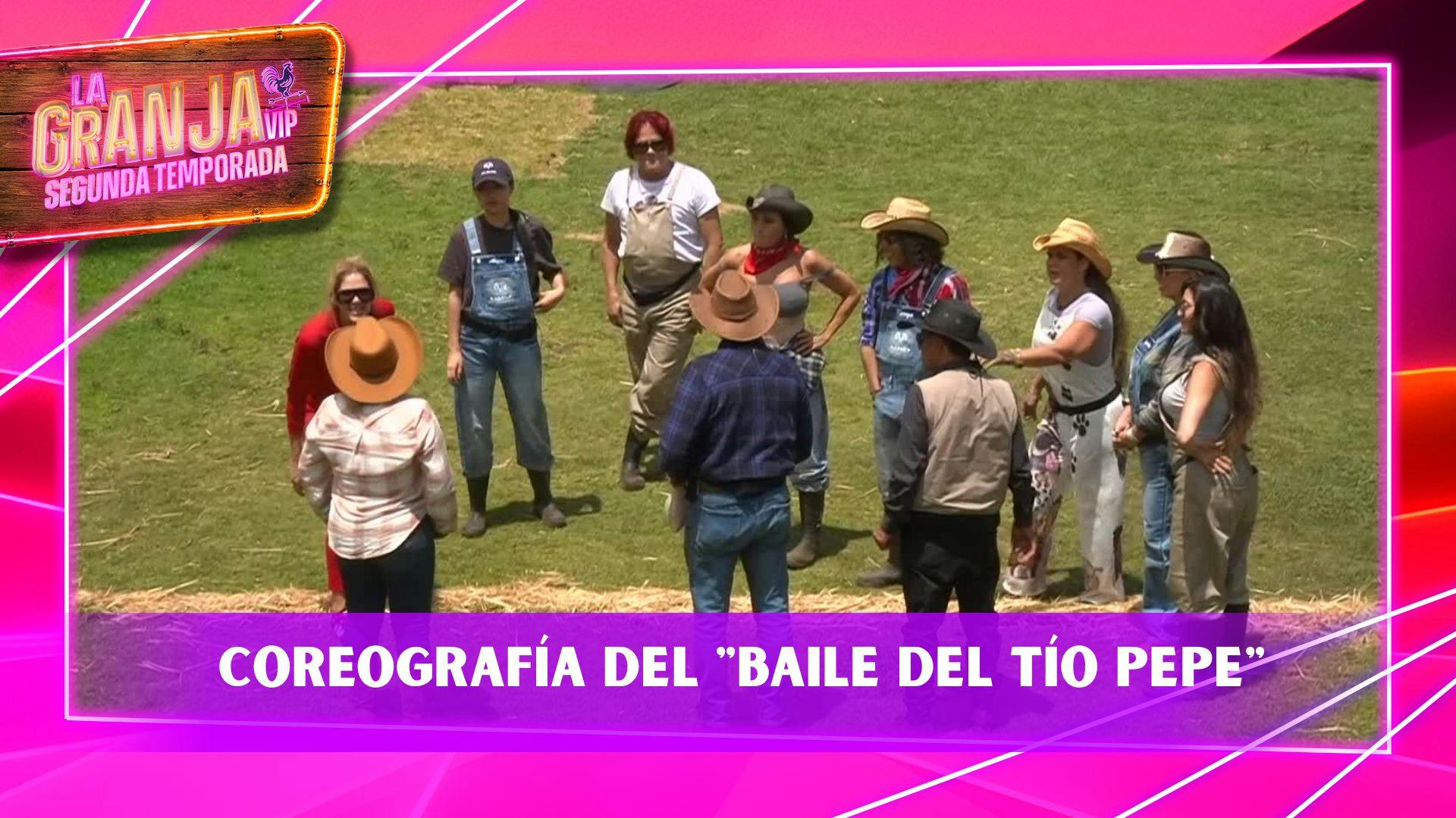 Granjeros se divierten haciendo el “Baile del Tío Pepe” a pocas horas de “La Salvación”
