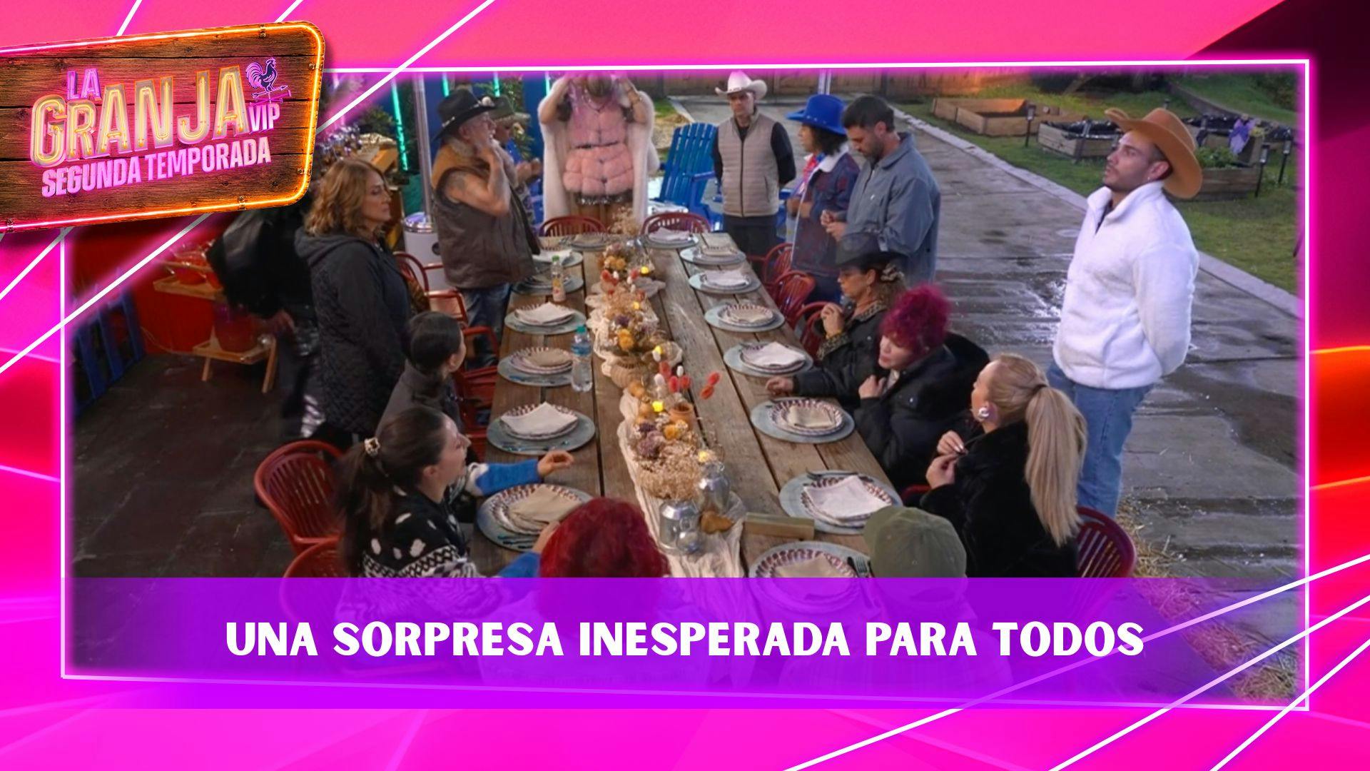 ¡Sorpresa en La Granja VIP! Los participantes disfrutan de una espectacular cena esta noche (VIDEO)