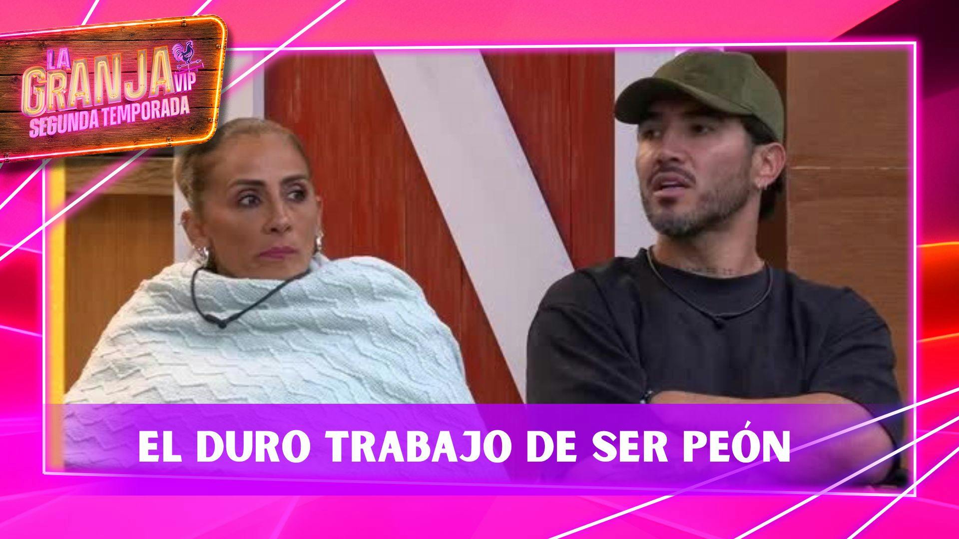 Bicolor revela lo pesado que es el trabajo de los peones en La Granja VIP