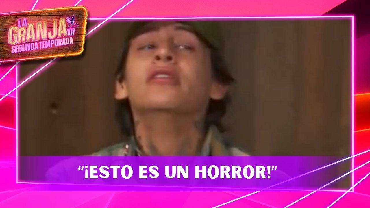 VIDEO: Kunno a punto de VOMITAR en su primer día como Peón de la Granja VIP y SUFRE limpiando el chiquero de los cerditos