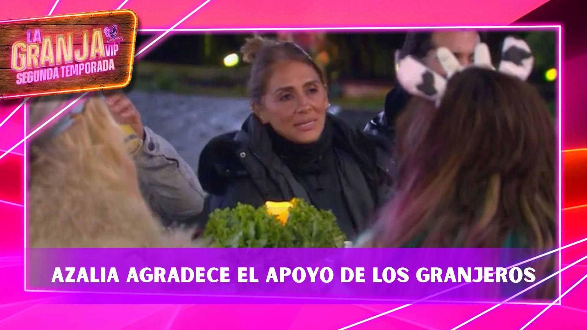 “Gracias por apoyarme": Azalia se pone sentimental tras salvarse de la nominación en La Granja VIP (VIDEO)