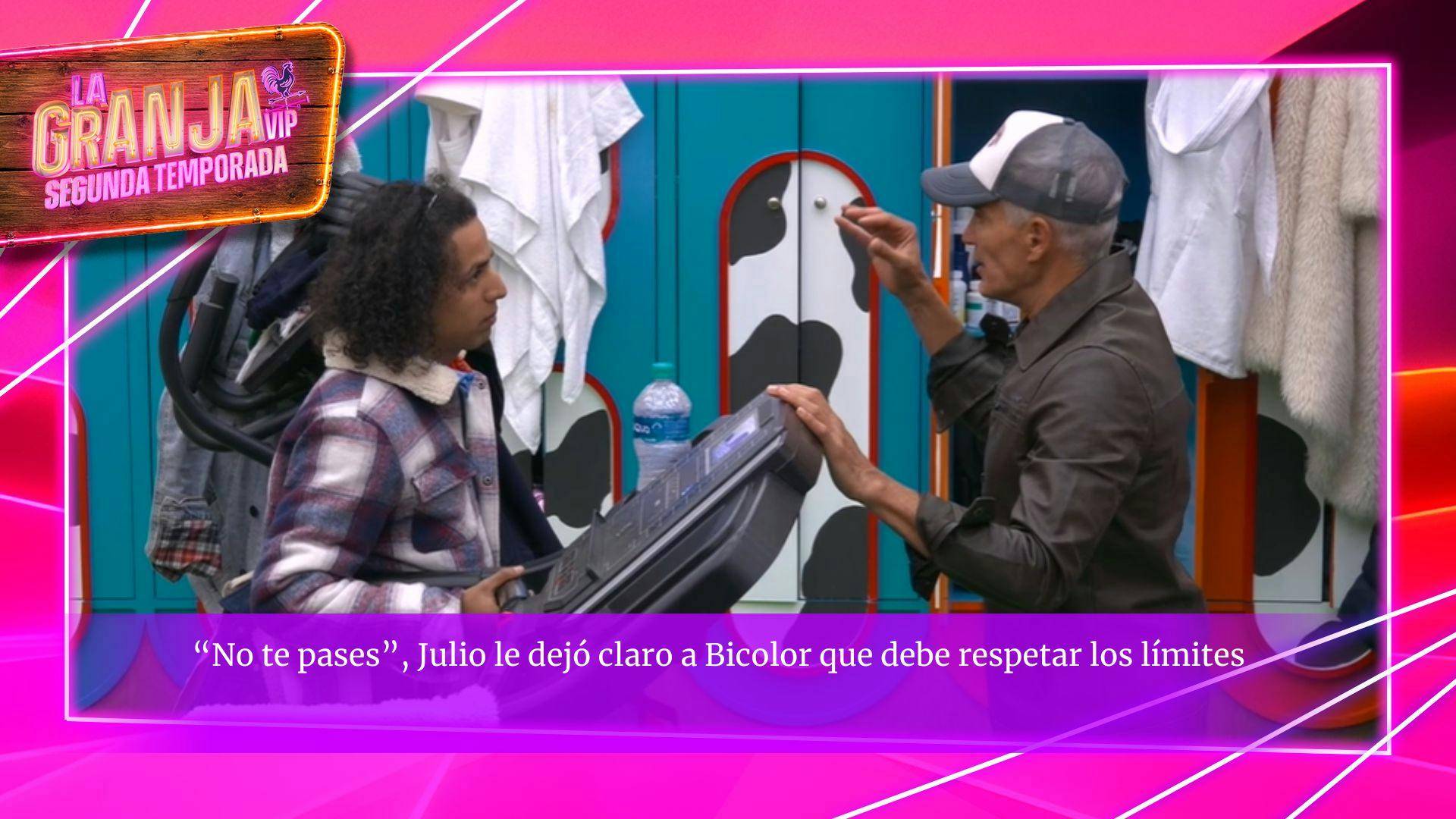 Julio regaña a Bicolor, “tú mismo te pones la soga al cuello”