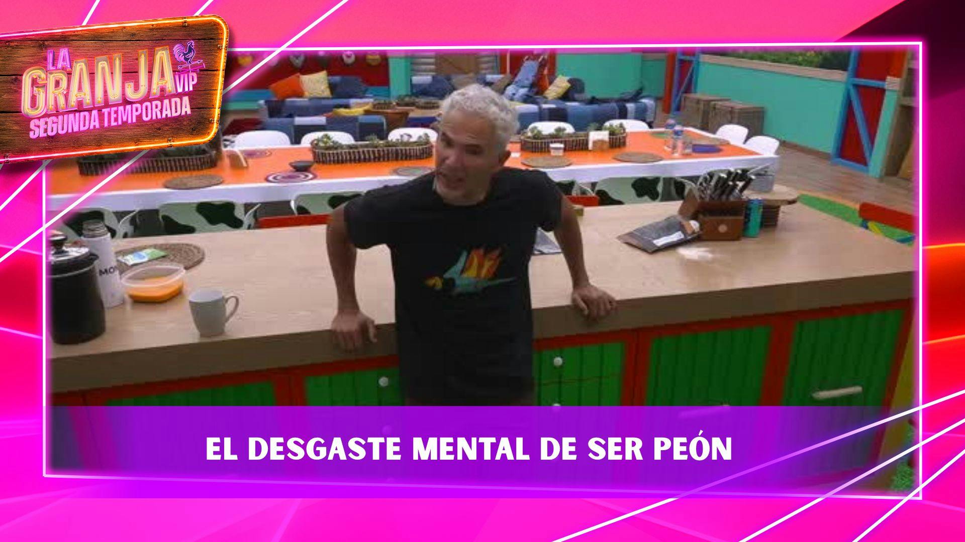 Julio Camejo no le teme al castigo: así describe el DESGASTE MENTAL de ser peón en La Granja VIP
