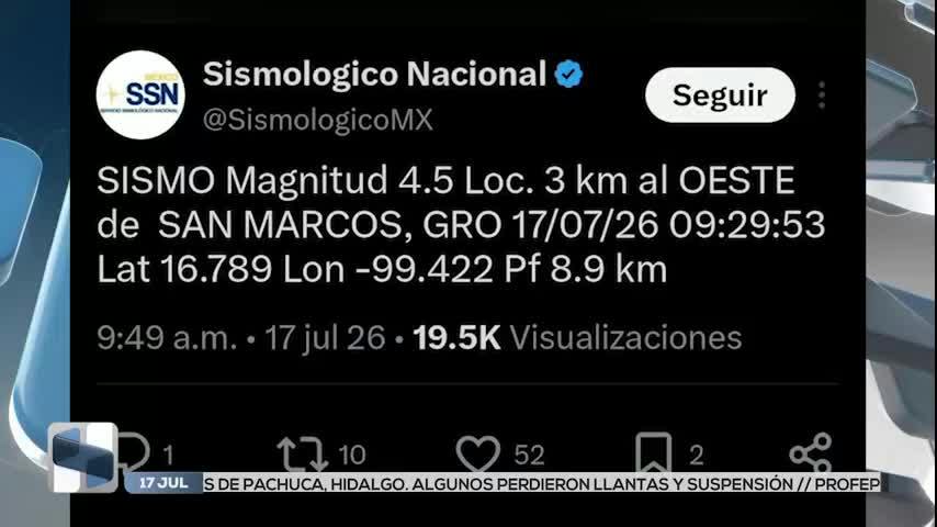 Noticias Guerrero del 17 de julio 2026