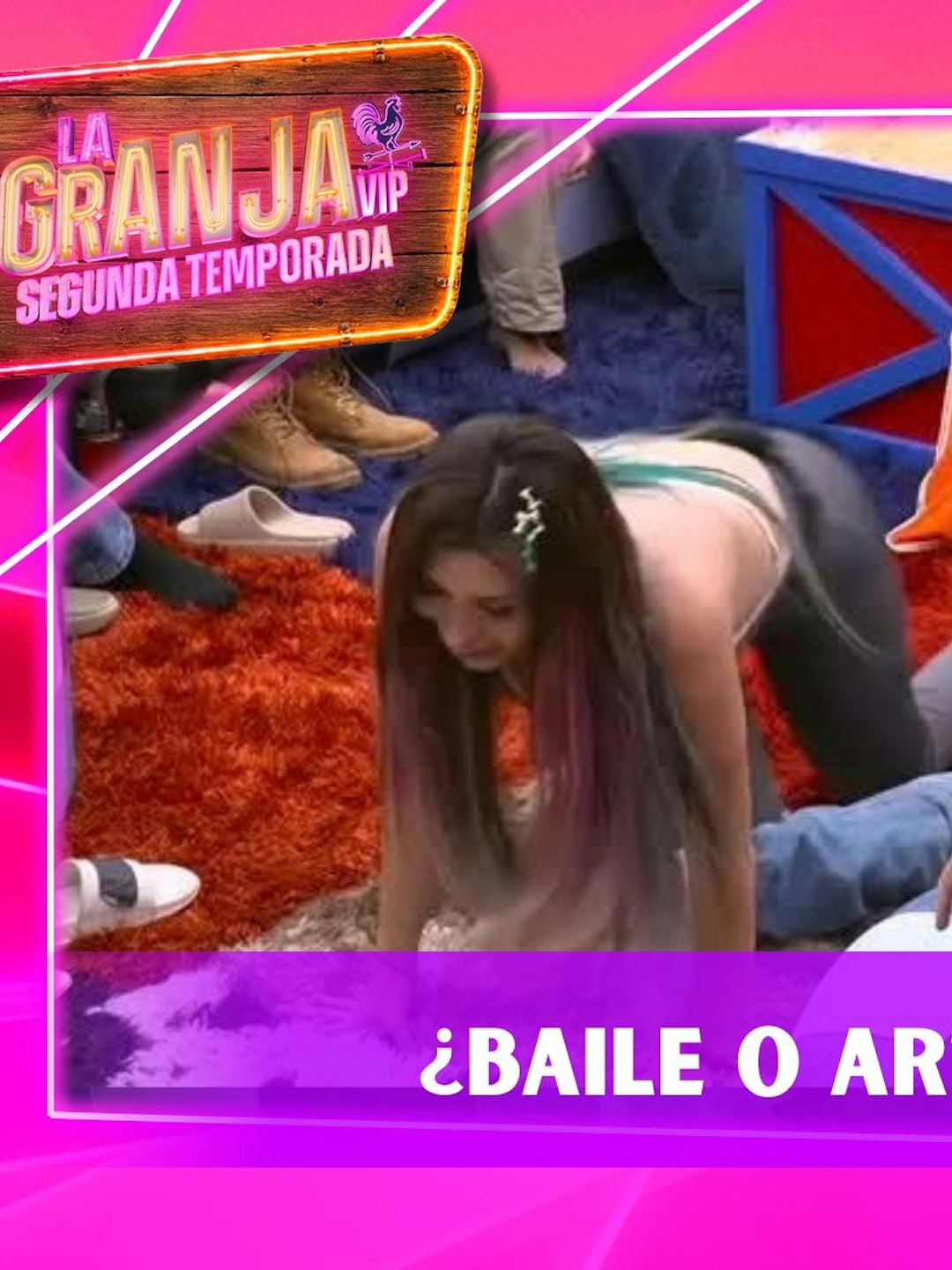 ¡Parece una pelea y no un baile! Así practican La Bebeshita y Fernando con Kevyn “Bicolor” en La Granja VIP