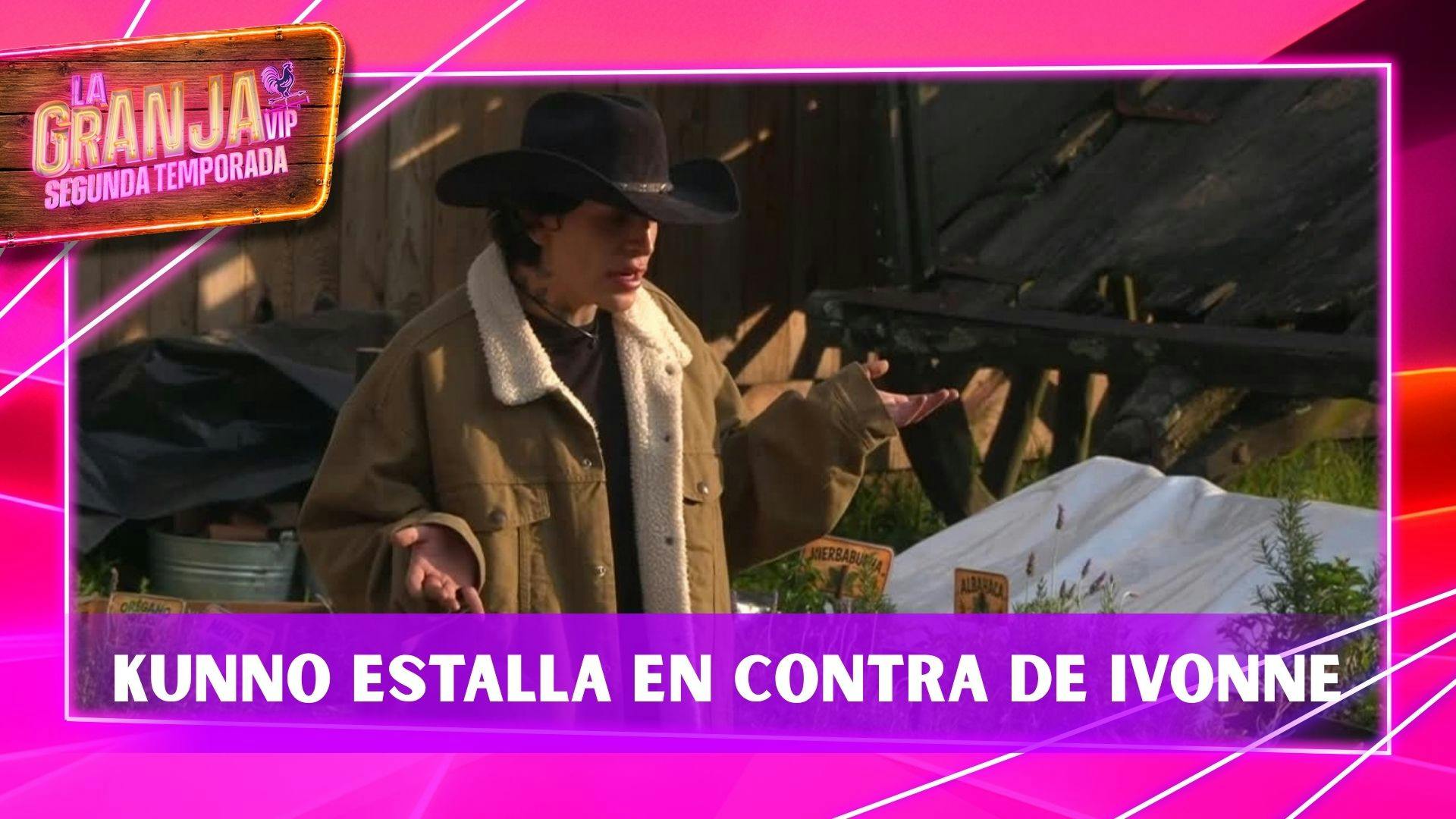 Kunno ESTALLA contra Ivonne Montero y protagonizan nueva pelea en La Granja VIP: “No aprende del error”
