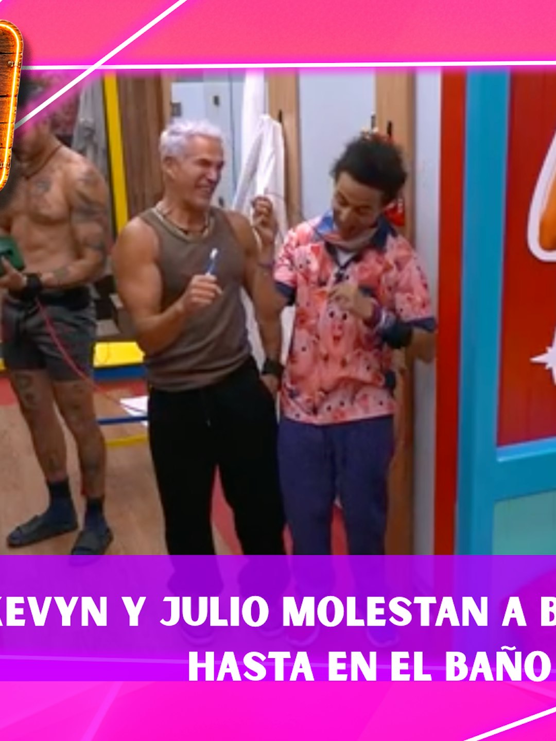 ¡Ni en el baño la dejan! en paz! Julio Camejo y Kevyn Bicolor no dan tregua a La Bebeshita por sus problemas intestinales (VIDEO)