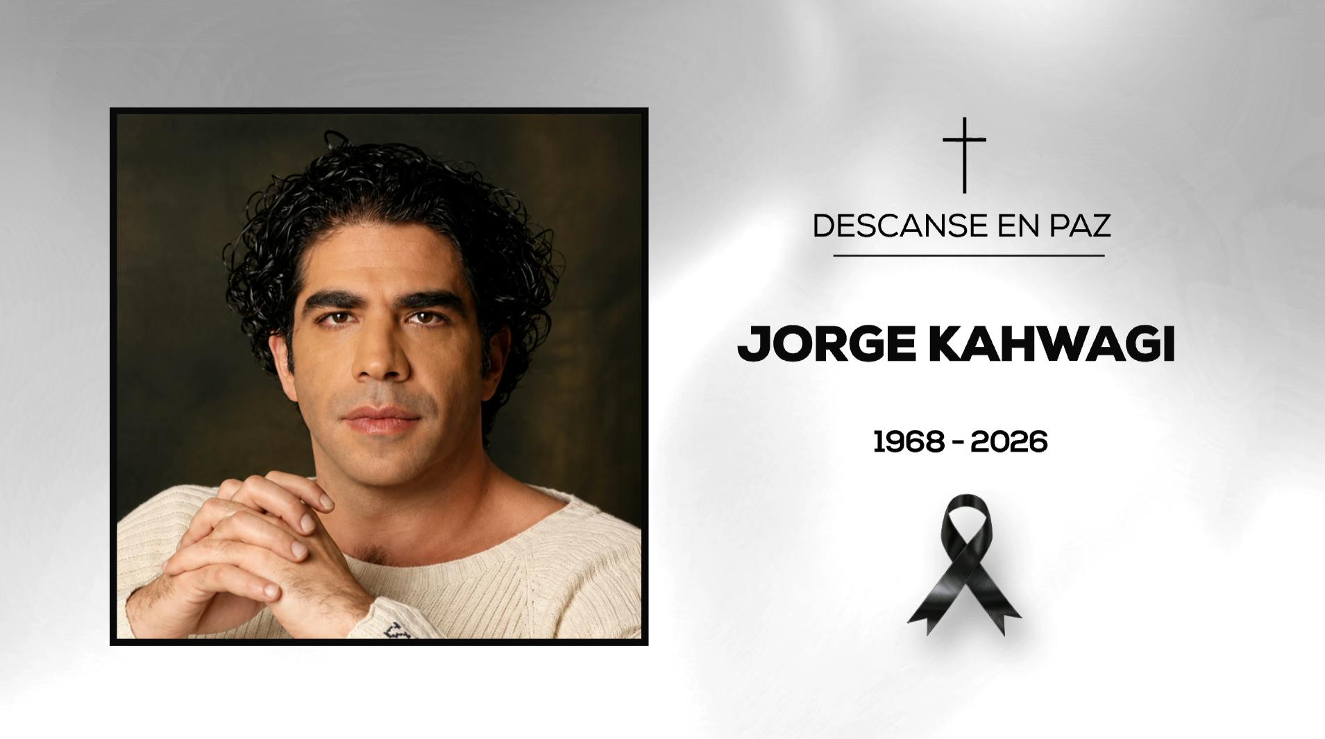 Muere Jorge Kahwagi; así fue su trayectoria en el mundo del espectáculo