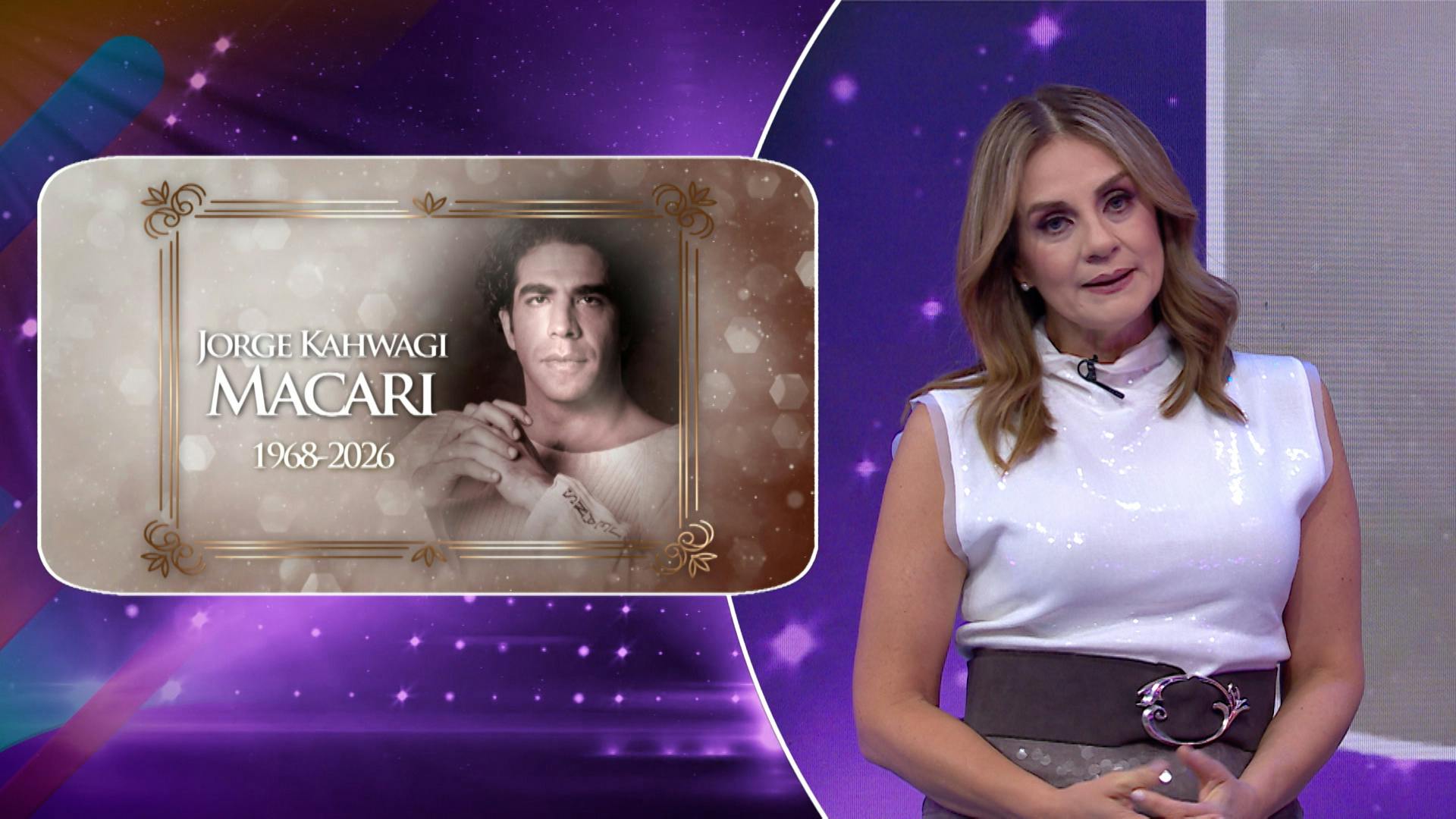Así anunció Flor Rubio EN VIVO el fallecimiento de Jorge Kahwagi