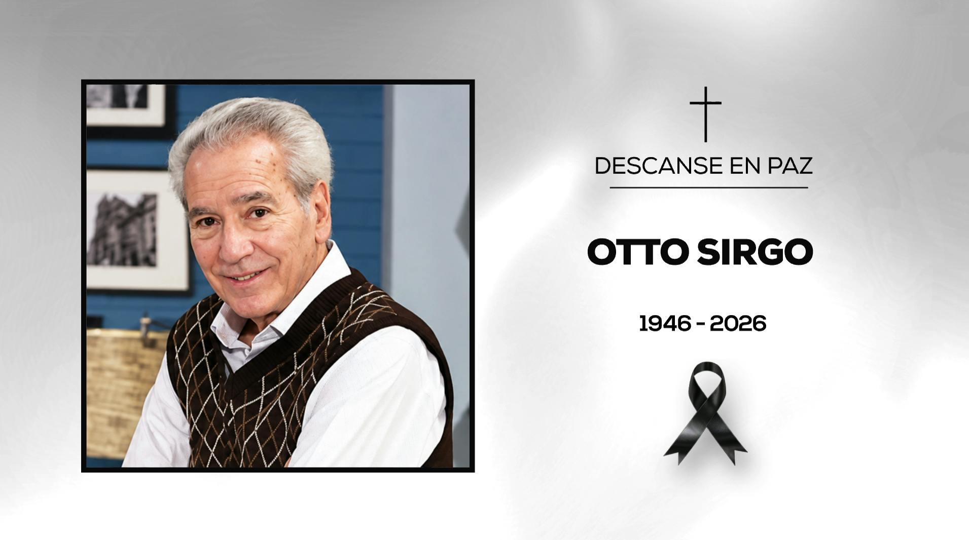 Así se vivió el último adiós a Otto Sirgo; su hija revela la última voluntad del actor