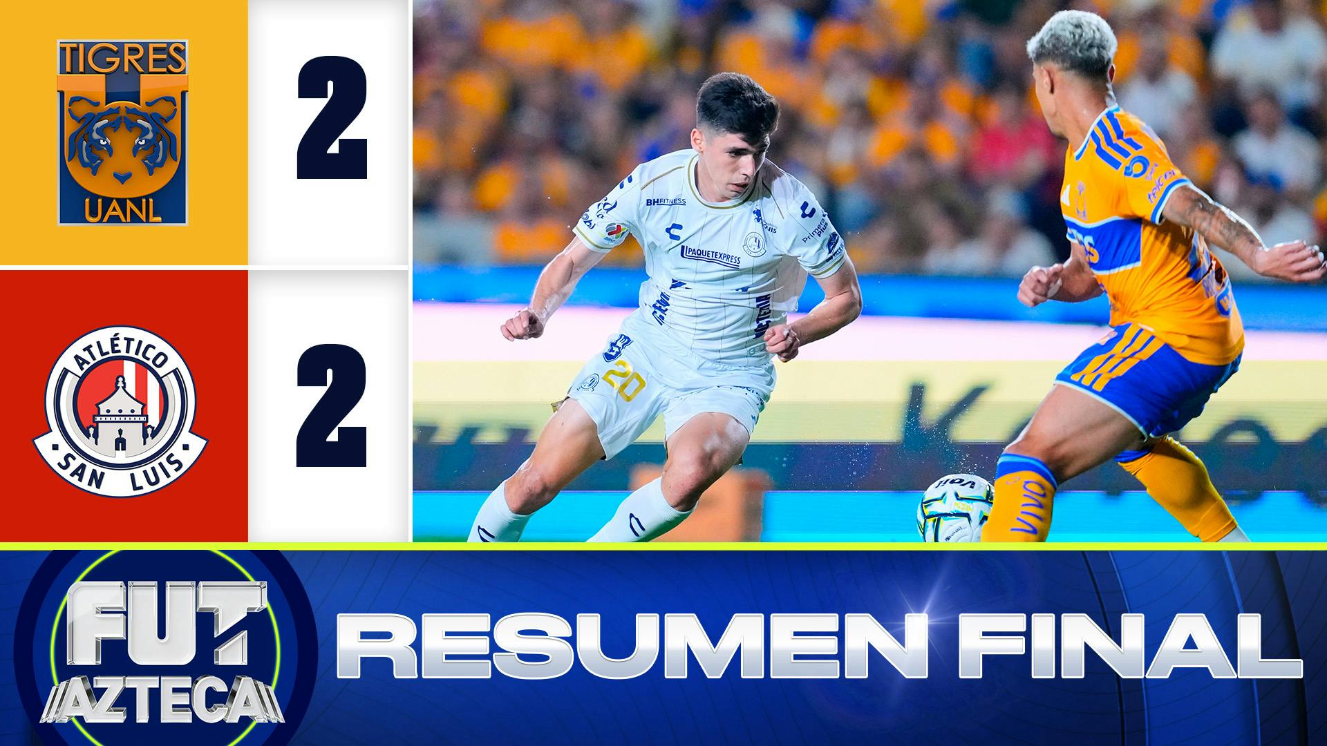 Tigres y San Luis firman un vibrante empate en el Volcán
