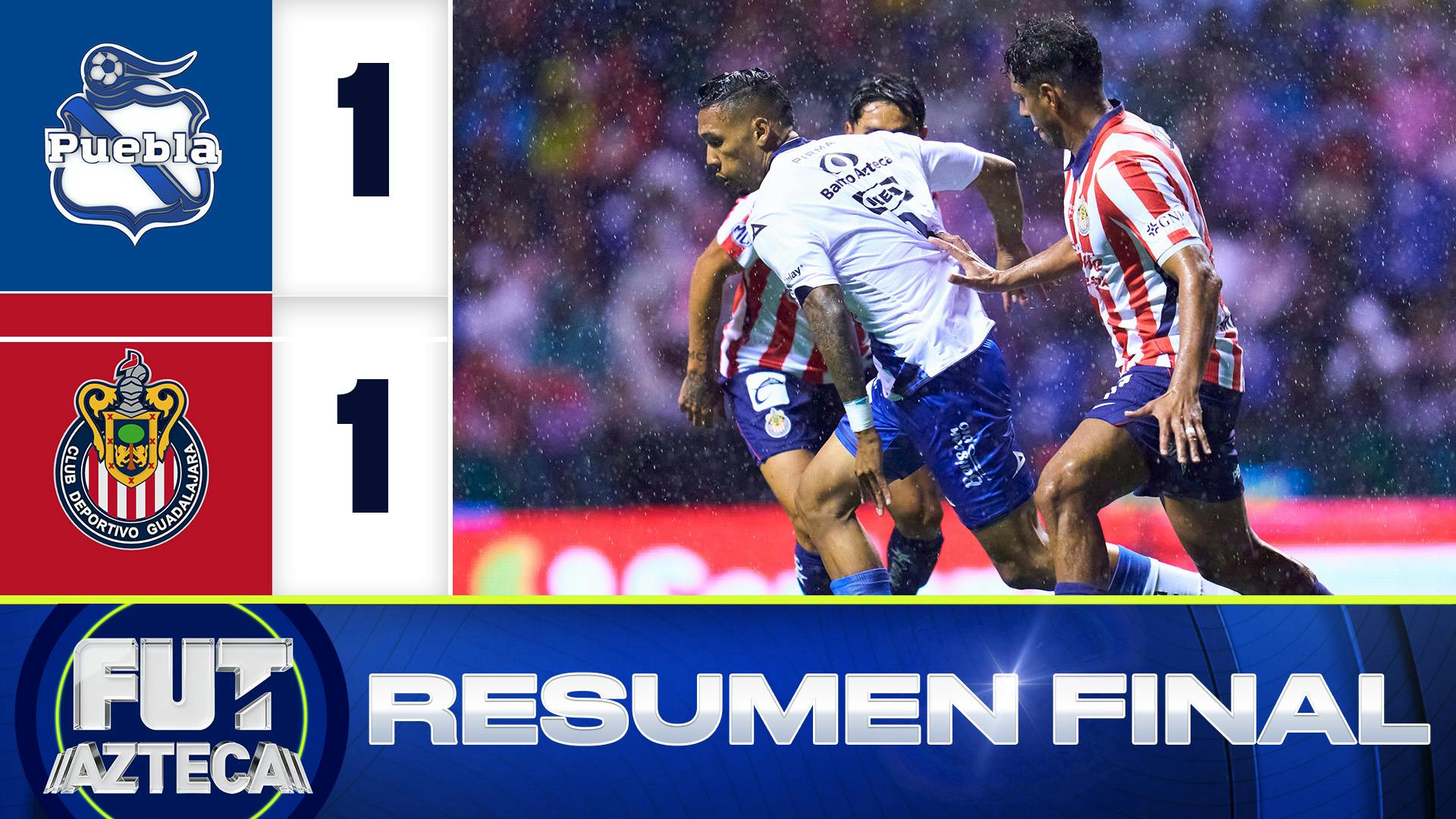 Puebla y Chivas reparten puntos en un partidazo | Resumen y goles