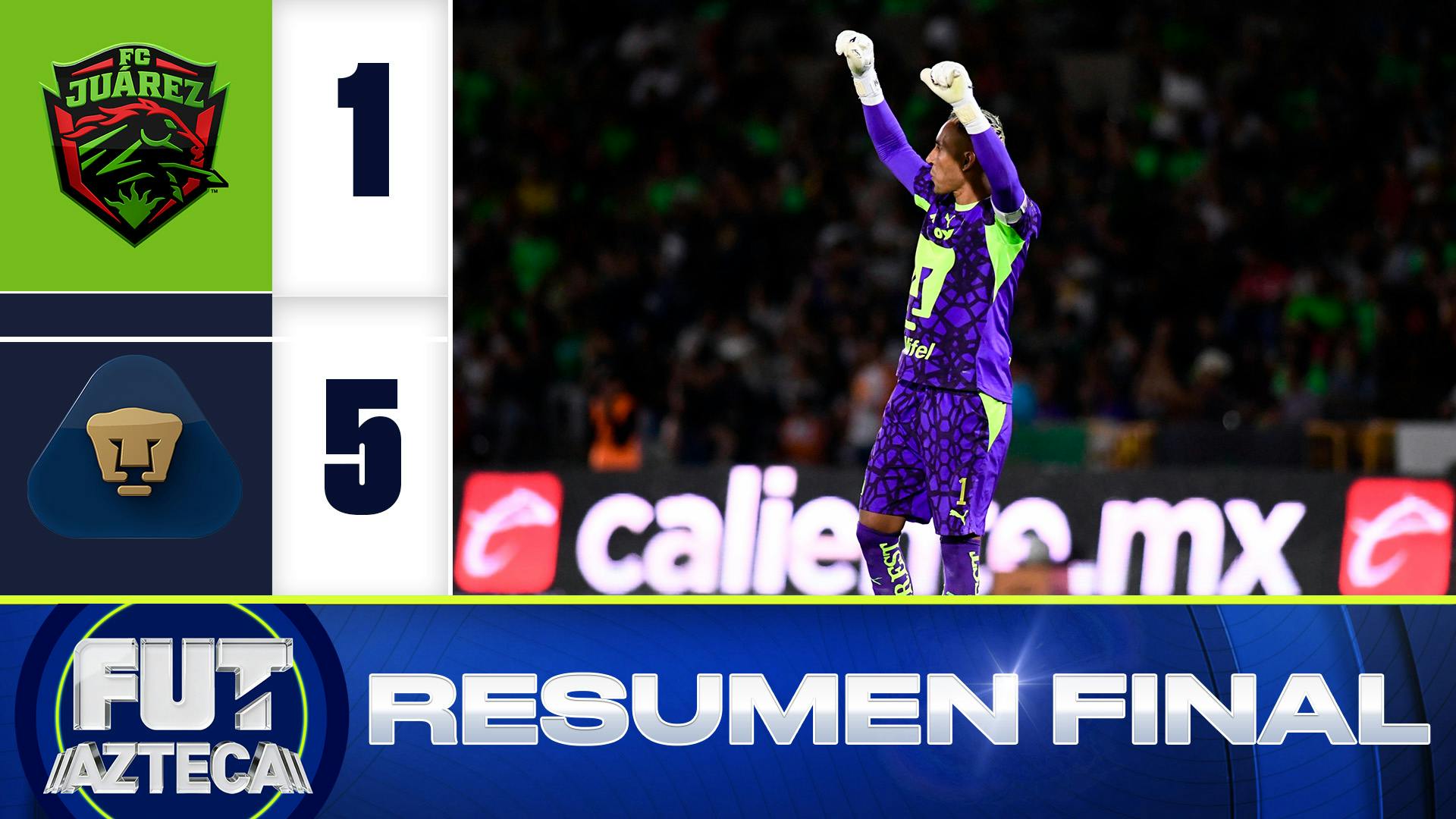 ¡Pumas arrasa en Juárez! Goleada universitaria con hat-trick incluido