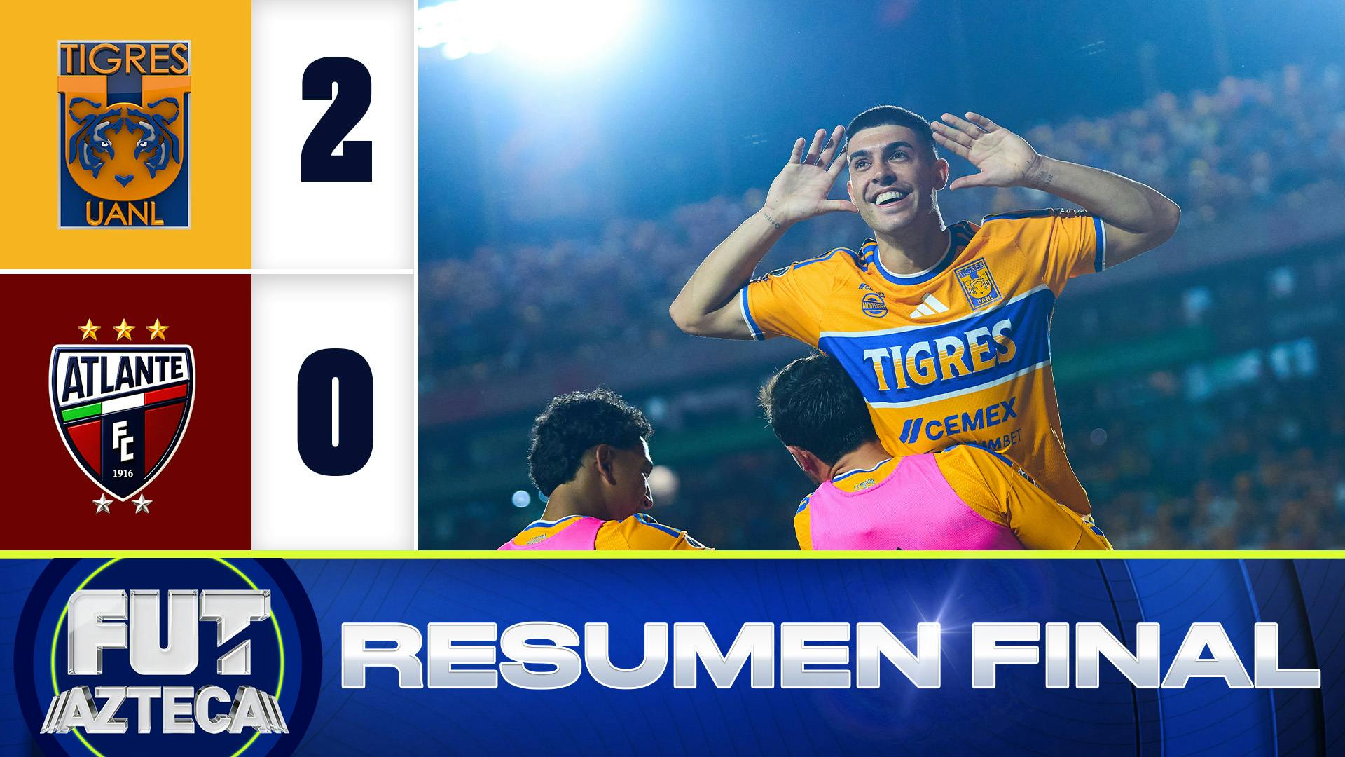 ¡TIGRES DESPIERTA CON VUCETICH! Los felinos vencen a Atlante y vuelven a ganar