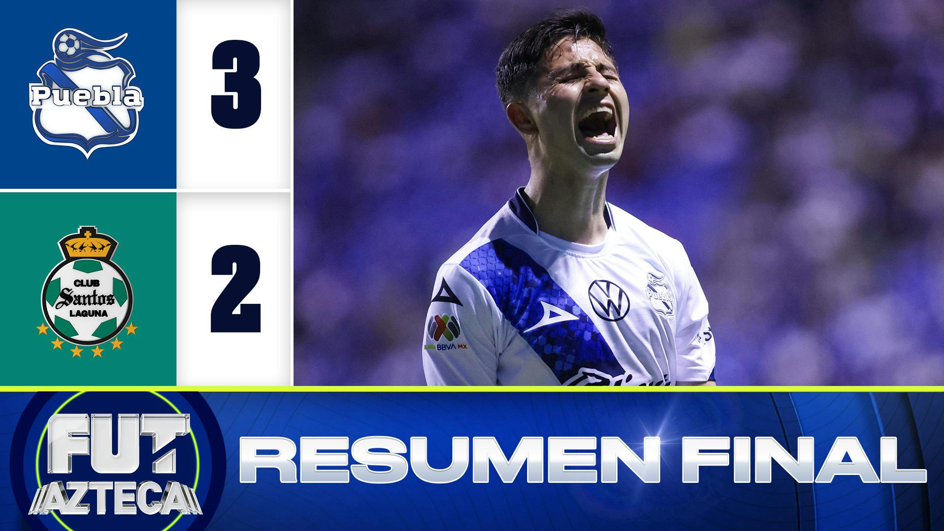 ¡PUEBLA REMONTA Y SE QUEDA CON EL PARTIDAZO! La Franja vence a Santos