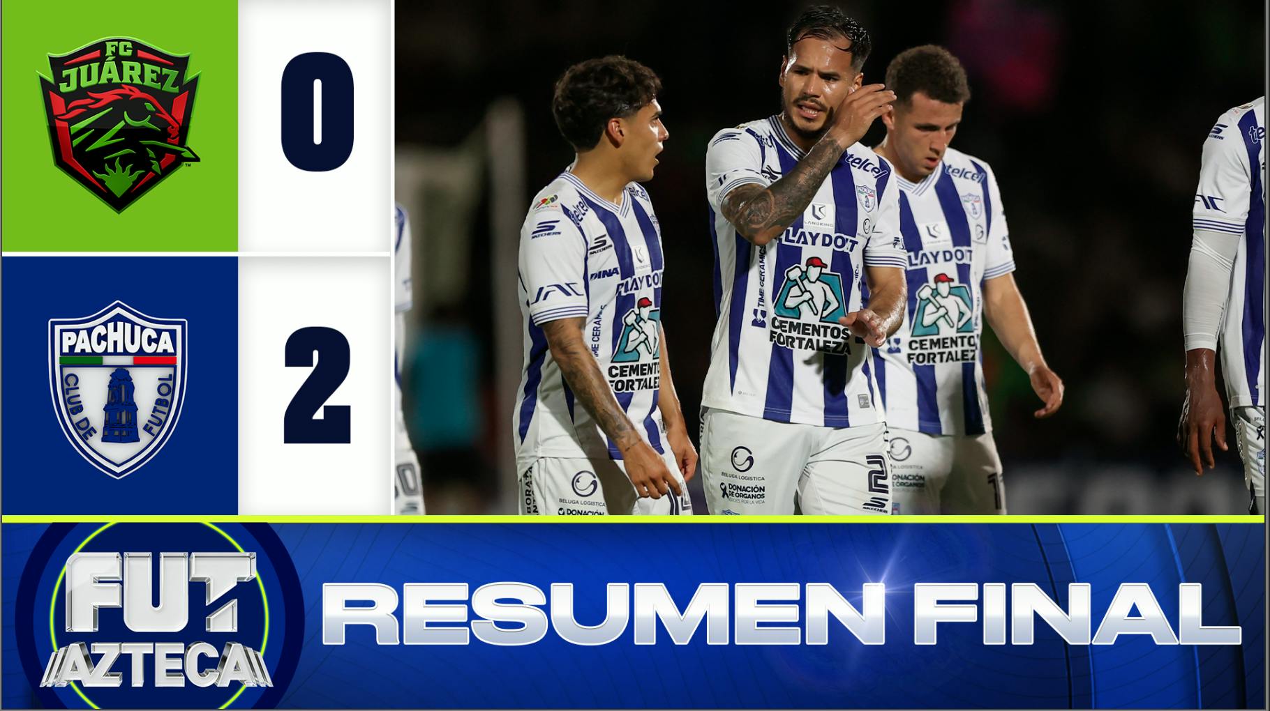 ¡PACHUCA PEGA EN LA FRONTERA! 🔥⚽ Los Tuzos vencen 0-2 a Juárez en la Jornada 7