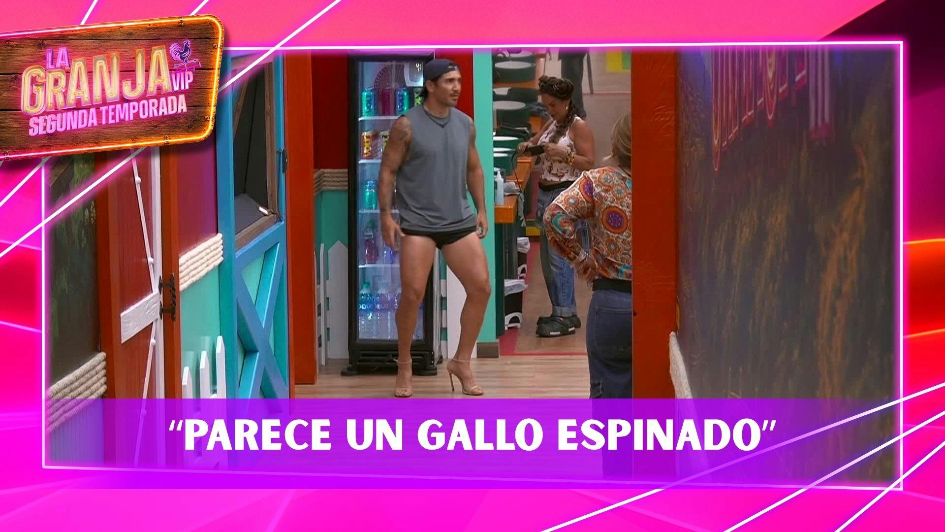 “Parece un gallo espinado": Mono Osuna saca su lado más diva y desfila con TACONES en La Granja VIP