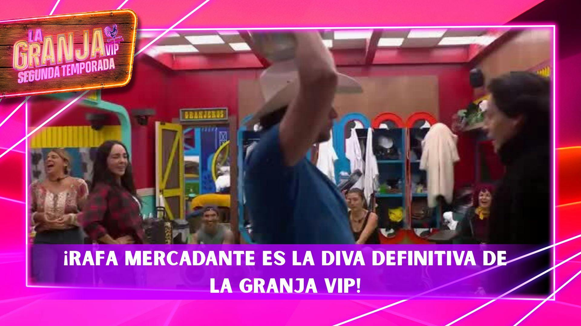¡Rafa Mercadante es la gran diva de La Granja VIP! Dejó a todos con la boca abierta con su desfile en tacones