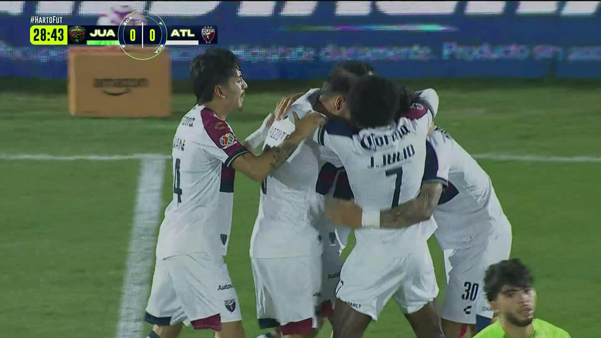 ¡ERA UN GOLAZO! Le anulan un espectacular gol al Atlante ante Juárez