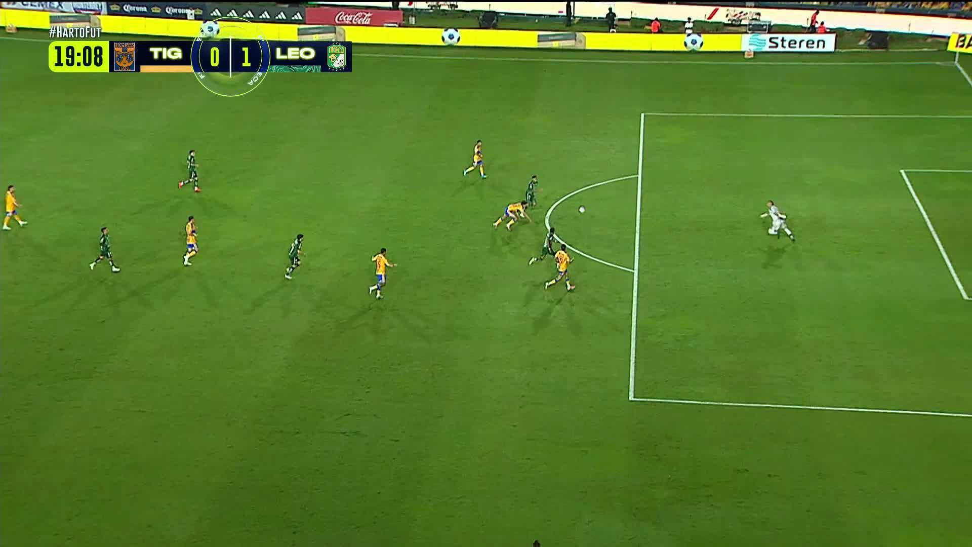 ¡GOL DE Ismael Díaz! | Tigres 0-1 León | J13 | Apertura 2026 | Liga MX