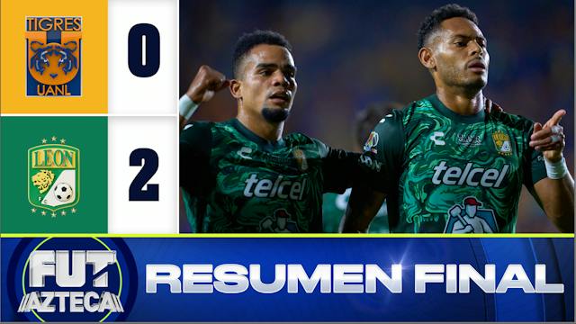 ¡LEÓN SORPRENDE A TIGRES EN EL VOLCÁN! La Fiera ruge con goles de Ismael Díaz y Diber Cambindo