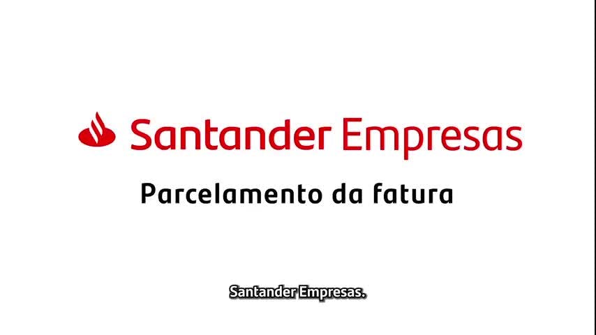 Parcele a fatura do seu cartão de crédito do Santander Empresas para gestão financeira