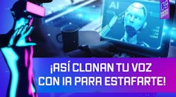 ¡Así clonan tu voz con inteligencia artificial para estafarte!