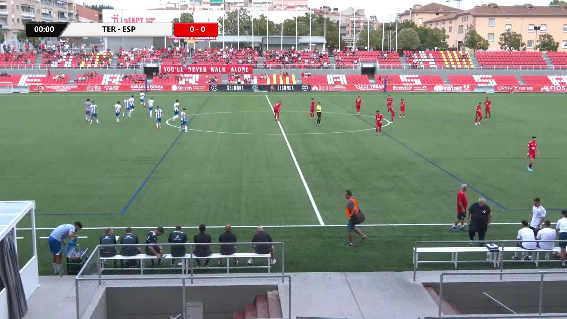 Terrassa Futbol Club VS R.C.D. Espanyol de Barcelona SAD "B"