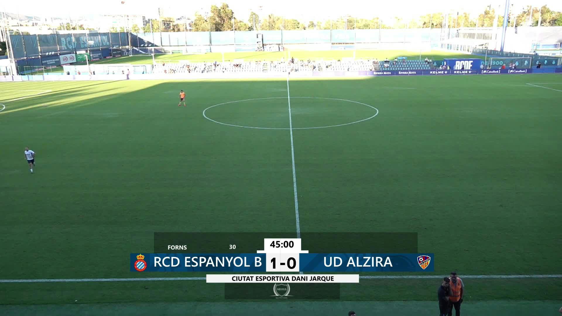 R.C.D. Espanyol de Barcelona SAD "B" VS U.D. Alzira