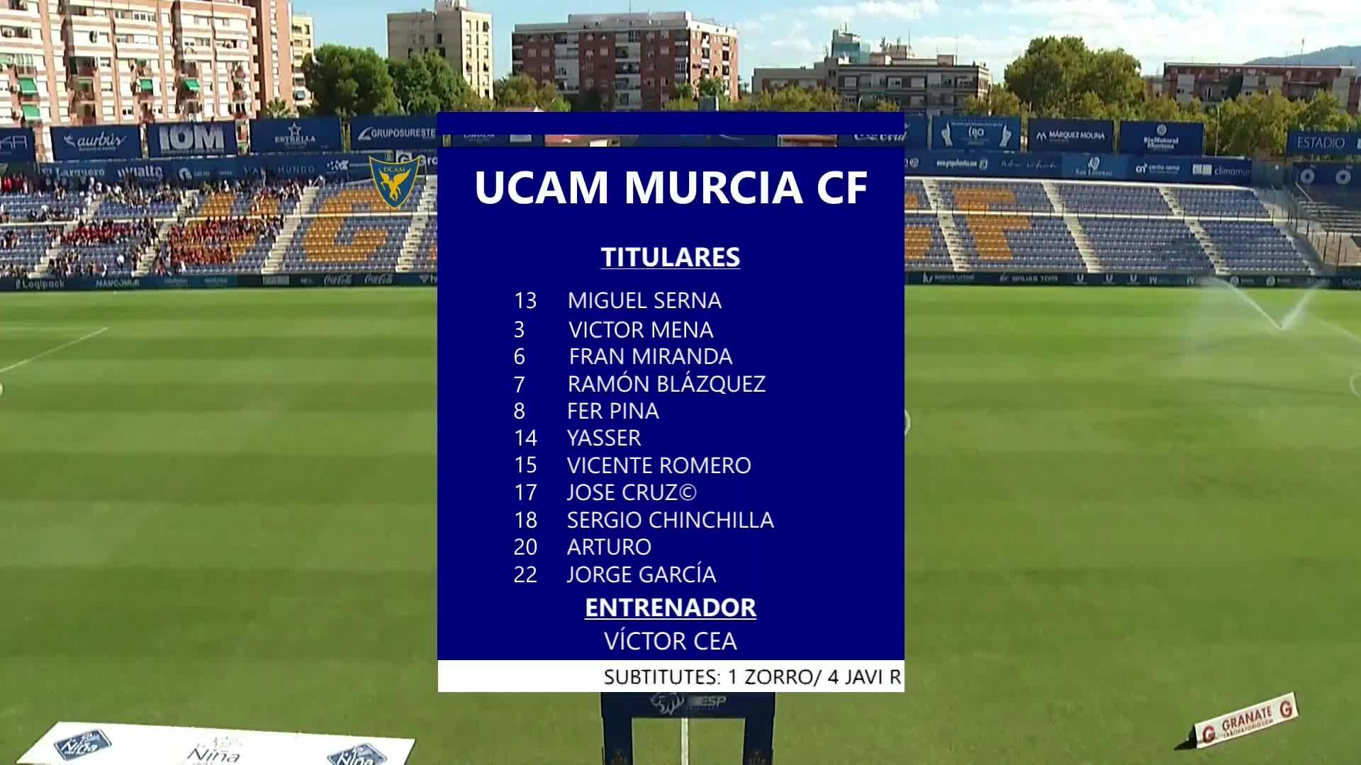 UCAM Murcia C.F. VS F.C. Cartagena B