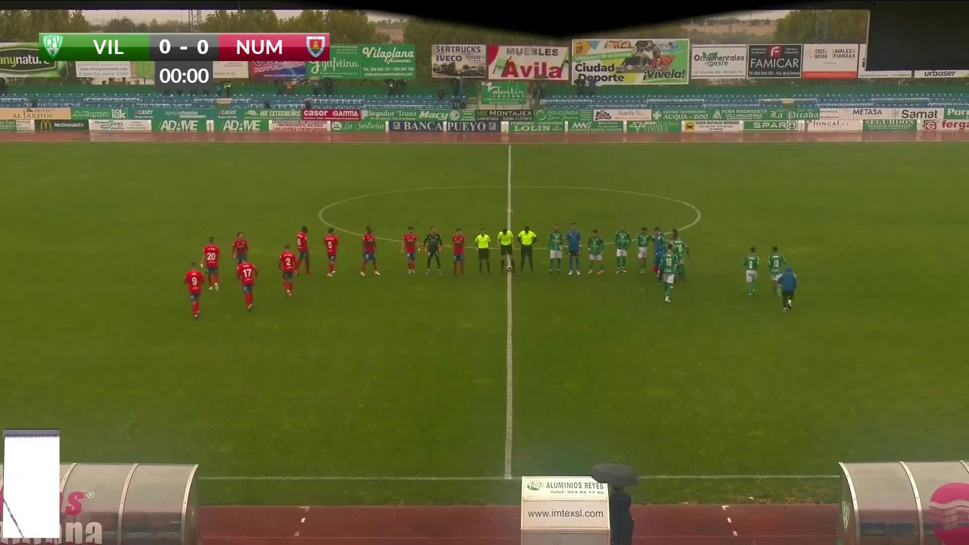 C.F. Villanovense VS C.D. Numancia de Soria