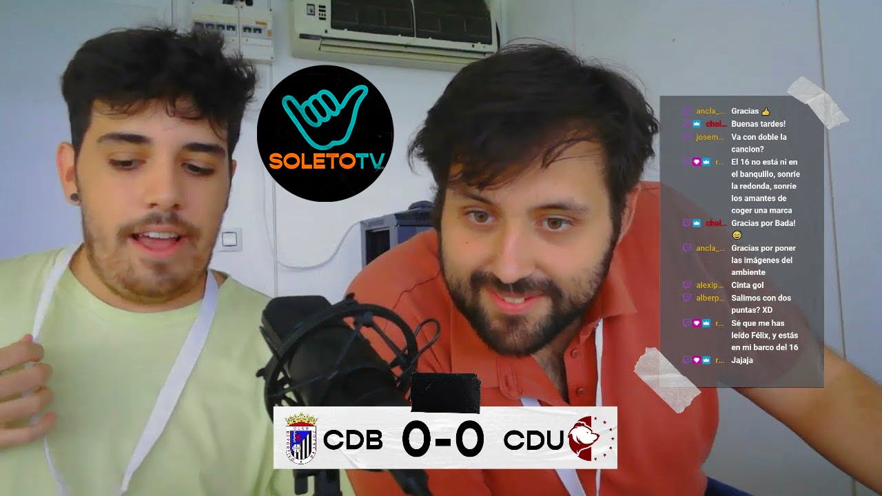 SOLETO TV - J7 CD BADAJOZ vs CDE URSARIA DESDE EL NUEVO VIVERO