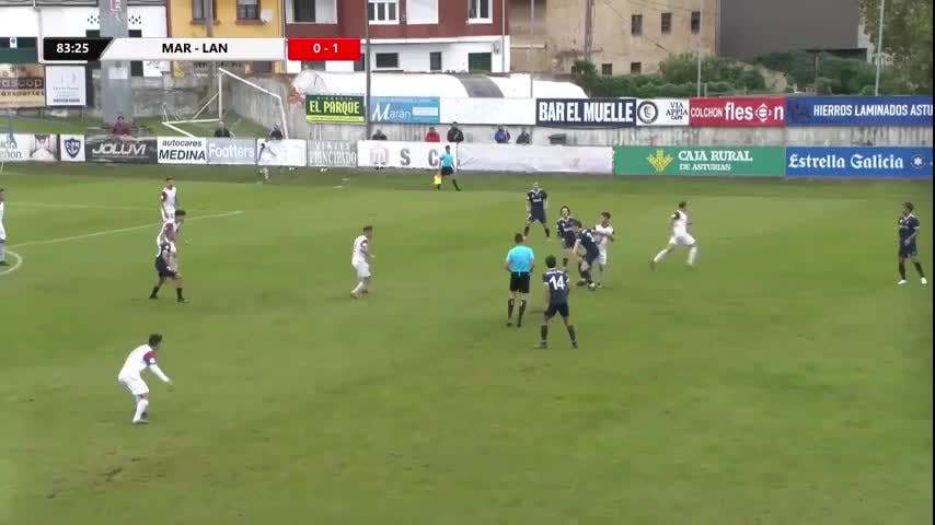 Golazo de Diego Díaz, del Marino de Luanco.