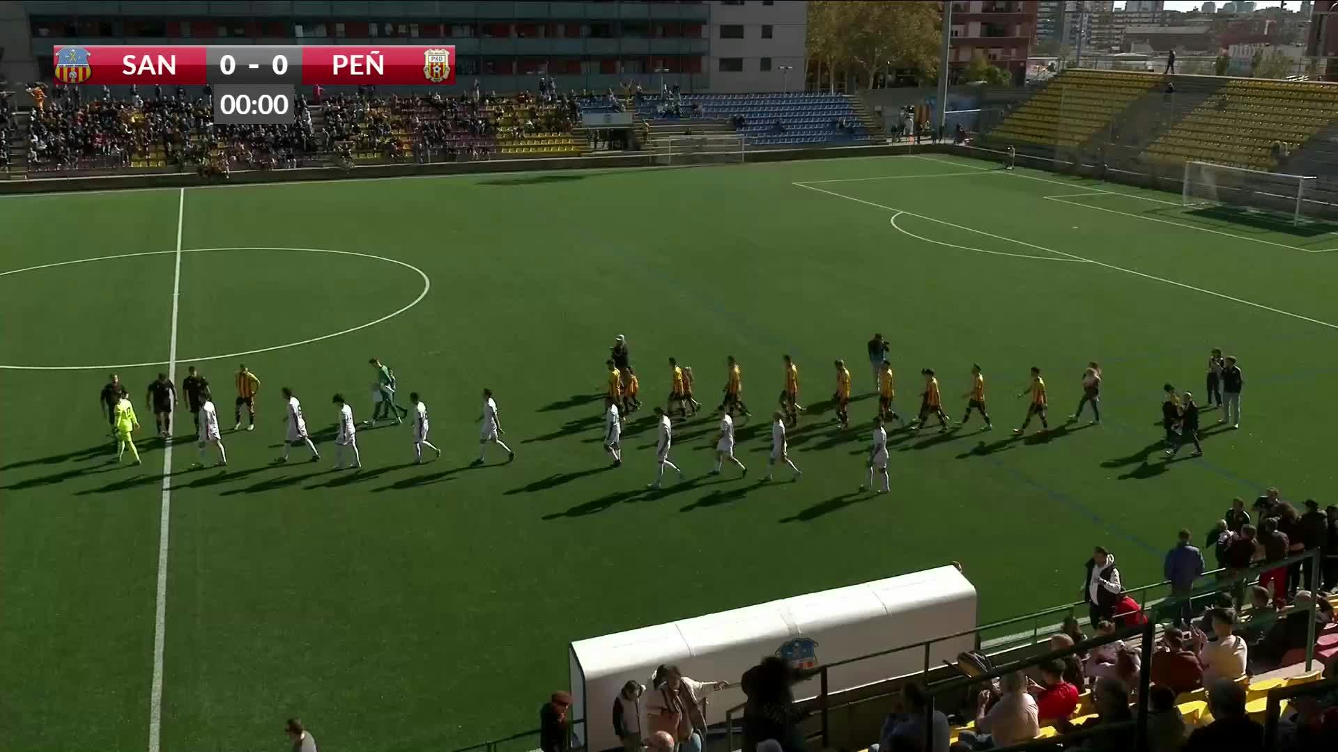 U.E. Sant Andreu VS SCR Peña Deportiva