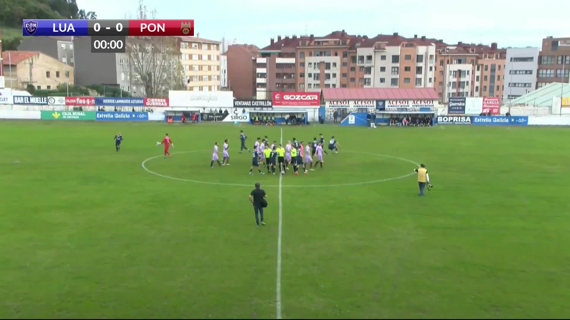 Club Marino de Luanco	VS Pontevedra C.F. Sad
