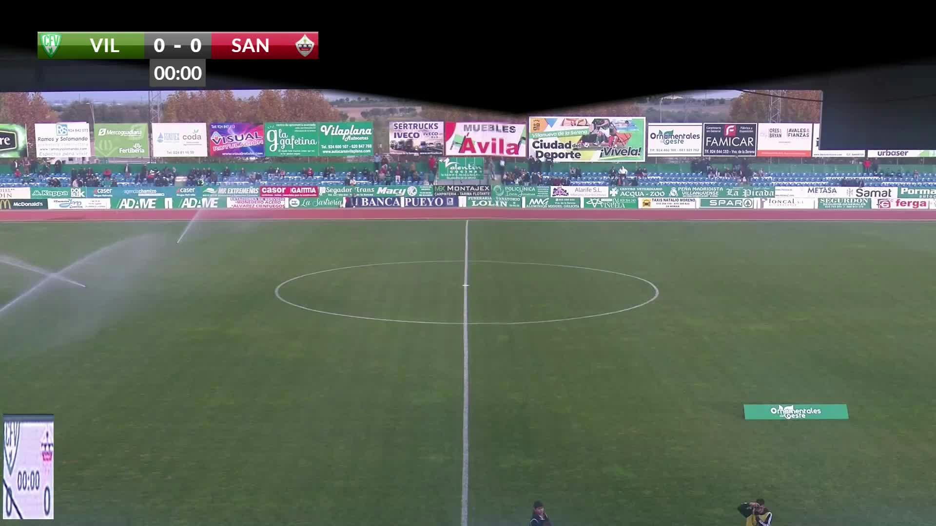 C.F. Villanovense VS U.D. San Sebastian de Los Reyes