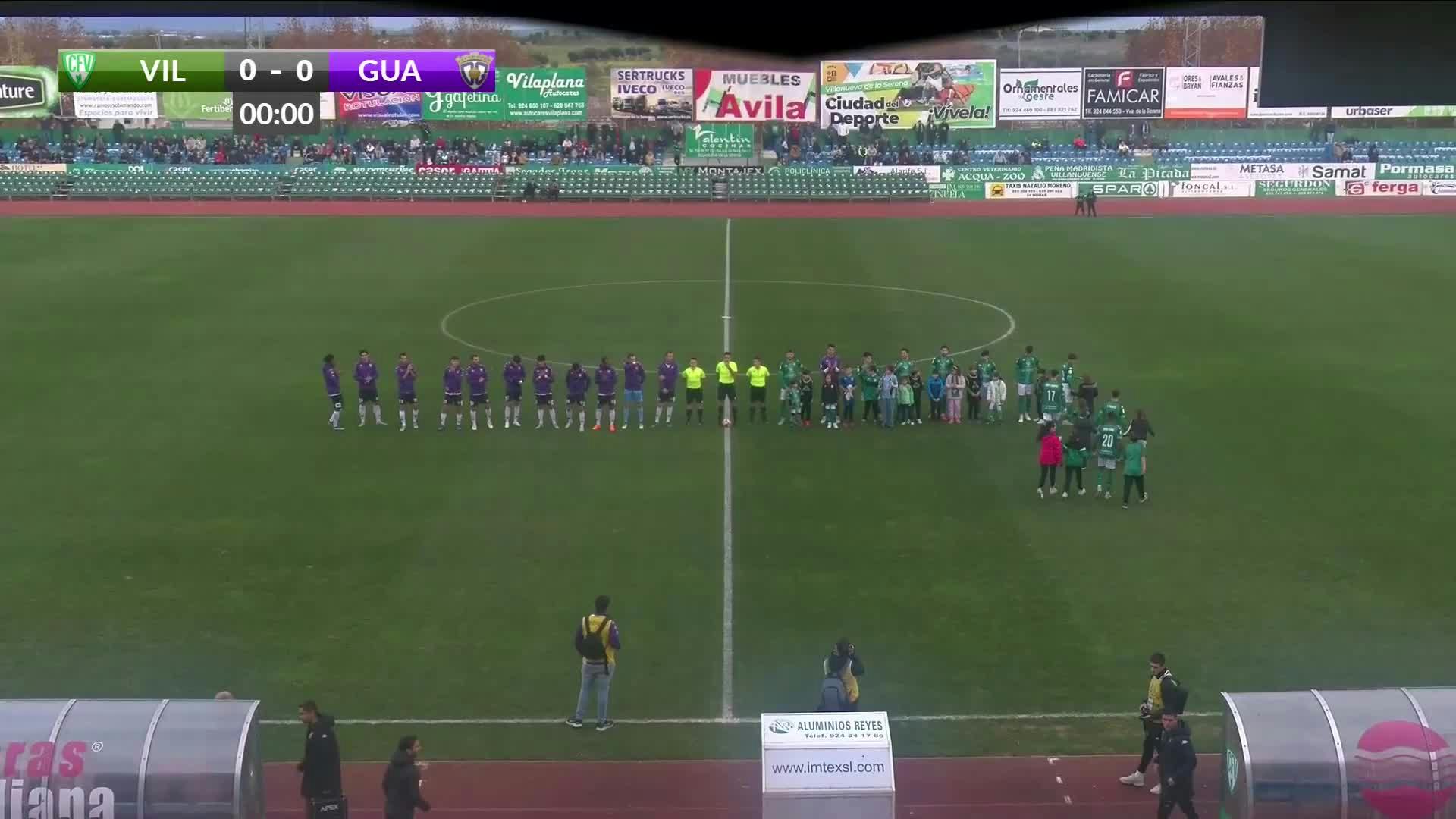 C.F. Villanovense VS CD Guadalajara