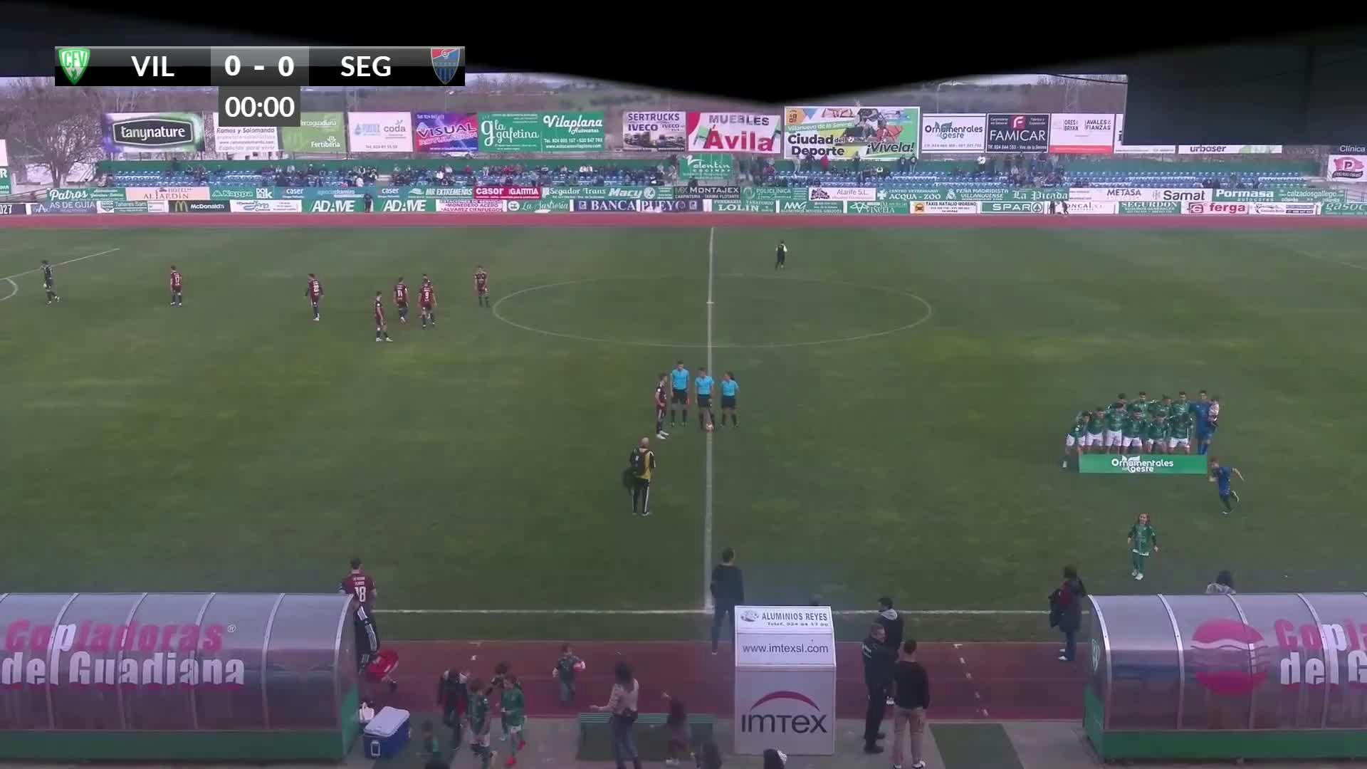 C.F. Villanovense	VS Gimnástica Segoviana C.F.